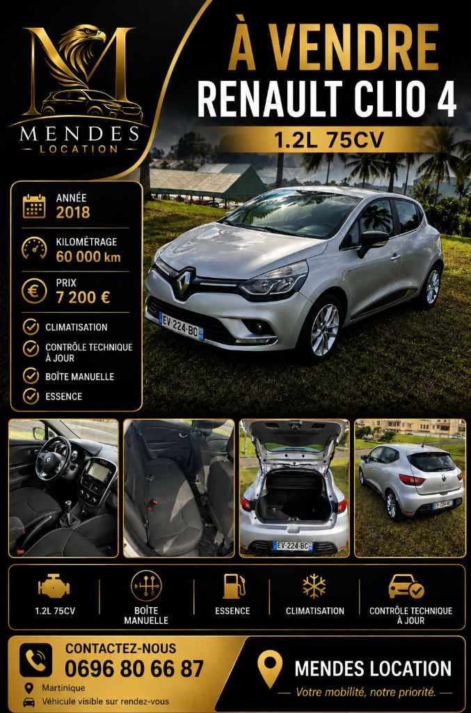 Location de camionnettes et véhicules utilitaires Martinique